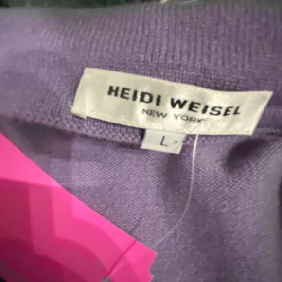 Heidi Weisel Purple Cashmere Silk Skirt and Top - Picture 9 of 12
